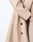 Laine Long Duster Coat Chocolate
