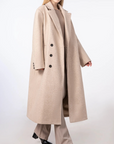Laine Long Duster Coat Chocolate