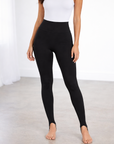 Fitted Black Ski Pants