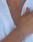 Cayman Linked Together  Gold Bracelet