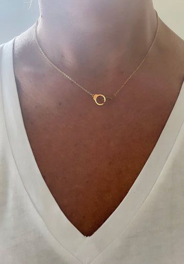 Naxos Linked together Gold Necklace