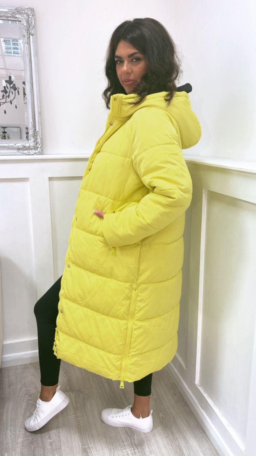 Puffer Coat Yellow