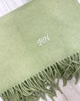 LONG Personalised Scarf Green