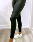 Piper Quilted Leather Look Leggings